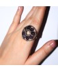 Amethyst ring in 999 fine...