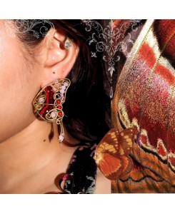 Crimson Butterfly Earrings...