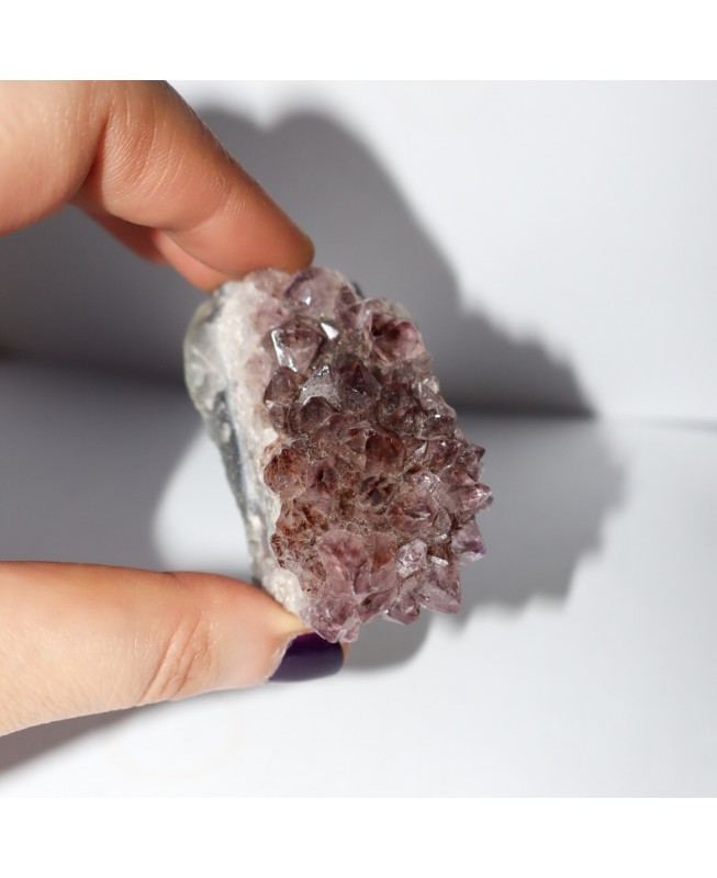 Brown Druzy Amethyst Geode Raw Cluster (RARE PIECE)