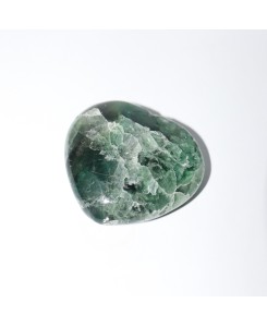 Fluorite Heart palm stone